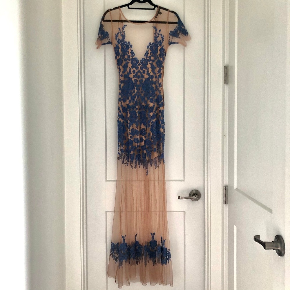For Love And Lemons Luau Maxi Dress - Blue